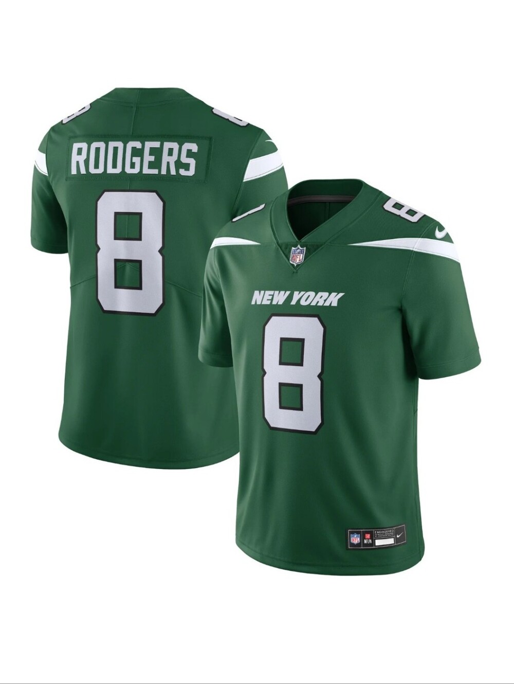 Aaron Rodgers New York Jets Nike Vapor Untouchable Limited Jersey Gotham Green